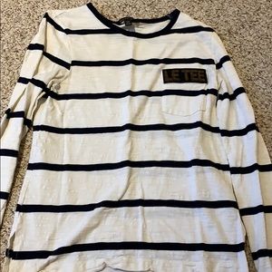 Long sleeve striped shirt